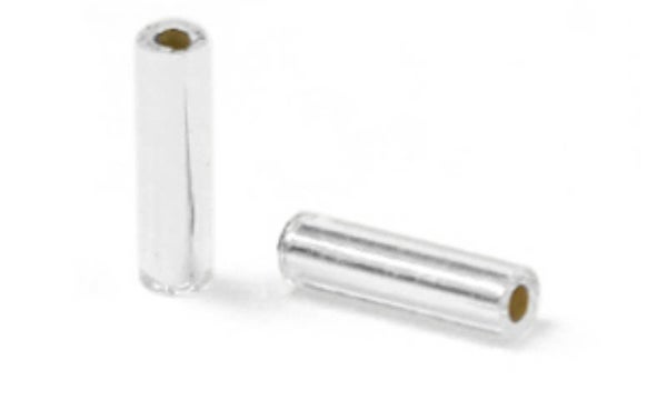 Miyuki bugles 6mm silverlined crystal