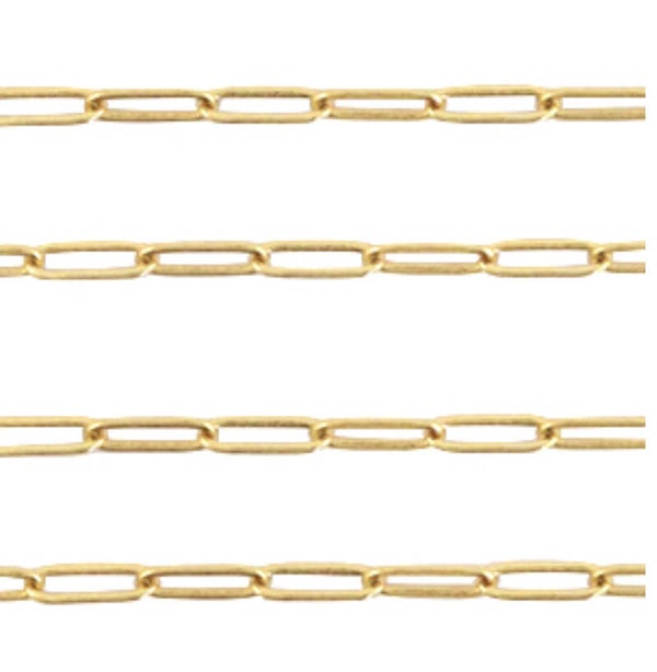 Stainless steel jasseron grove schakel 3mm