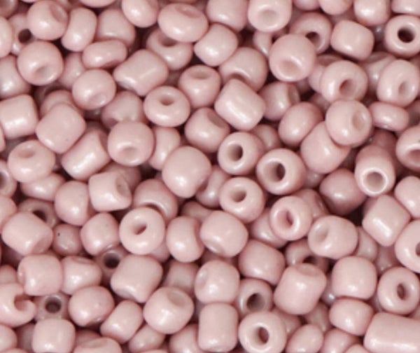 Rocailles 8/0 3mm vintage pink 