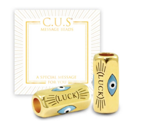 C.U.S. DQ message bedel Luck & evil eye Goud