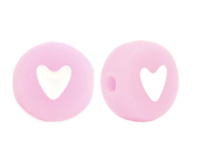 Hartjes kraal soft pink