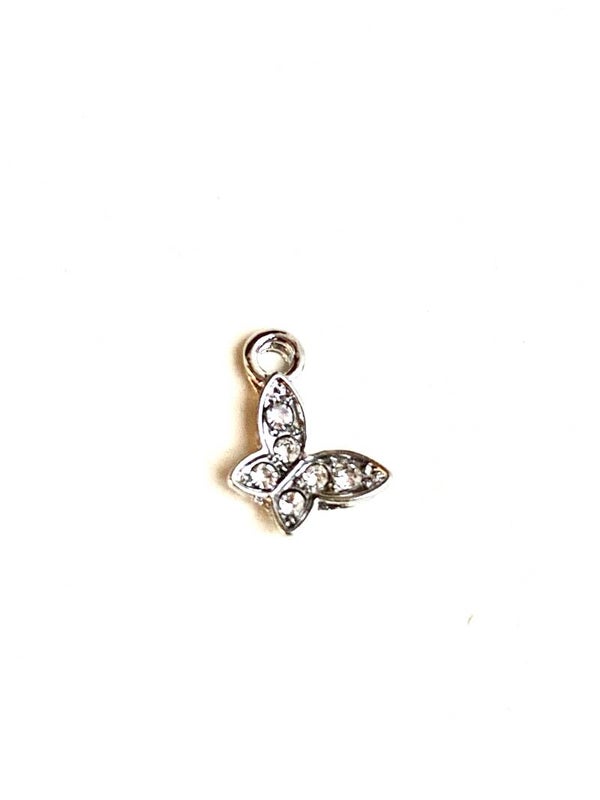 Bedel Butterfly zirconia Zilver