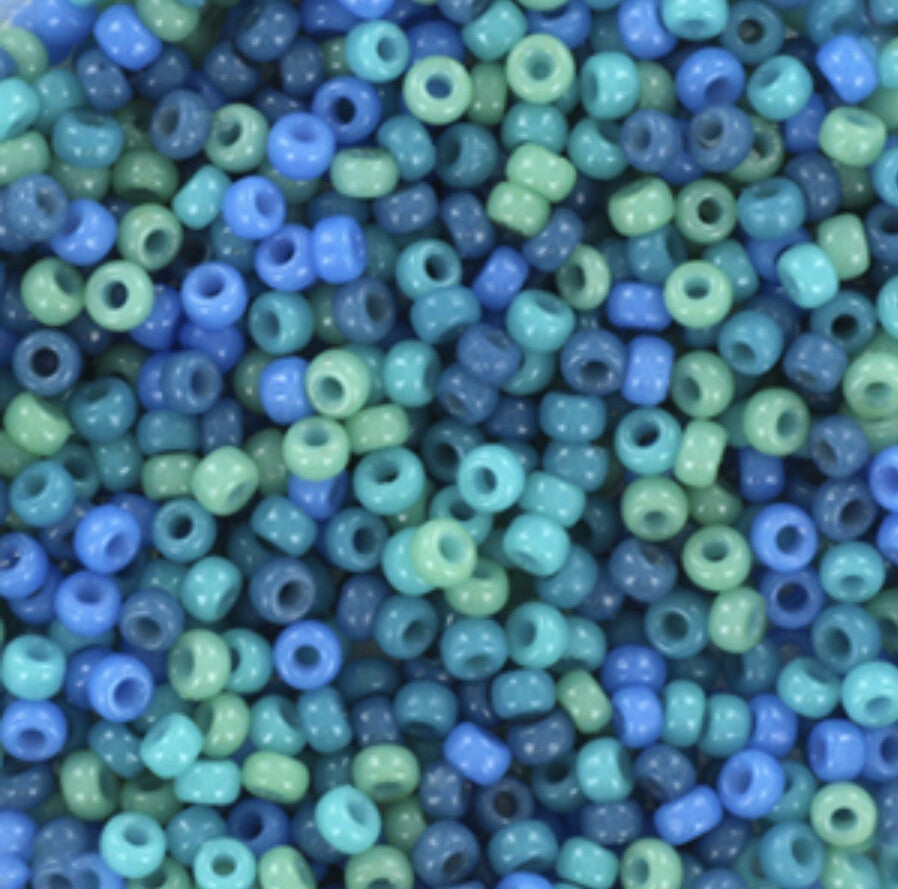 Miyuki 11/0 2mm Almond Blossom Blue