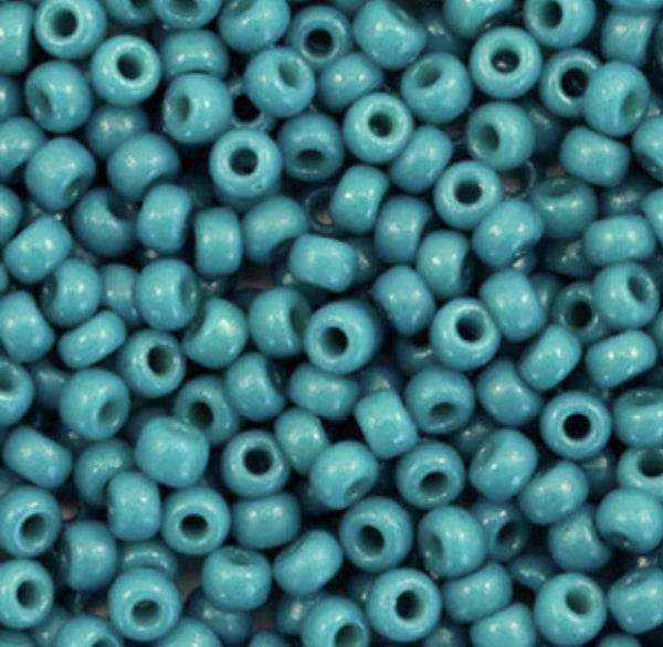 Miyuki rocailles 8/0 3mm Duracoat Opaque azure 8 -4483