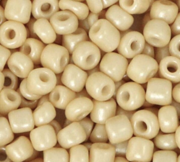 Rocailles 6/0 4mm champagne gold metallic