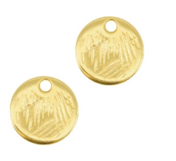 DQ munt / coin 9mm goud 