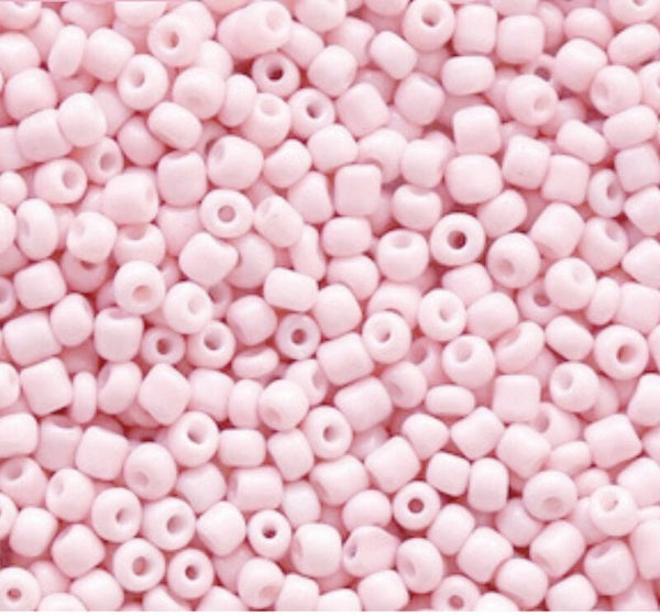 Rocailles 12/0 2mm orchid bloom rose