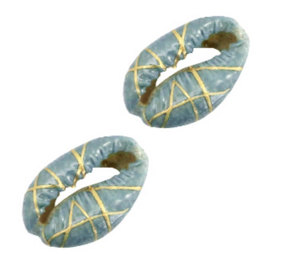 Kauri schelp special Gold-line Basil green 