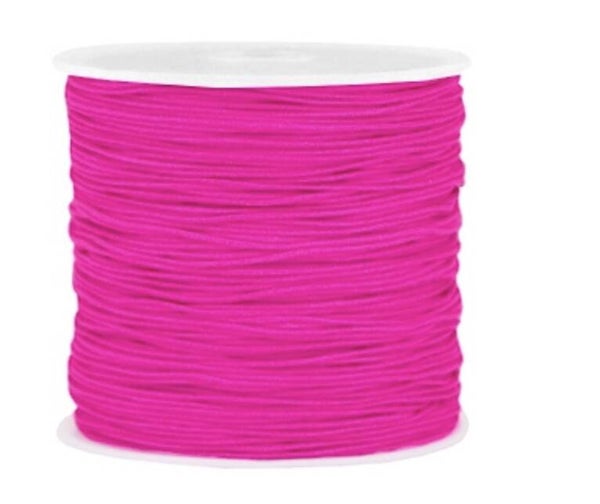 Draad macramé 0.8mm Super pink