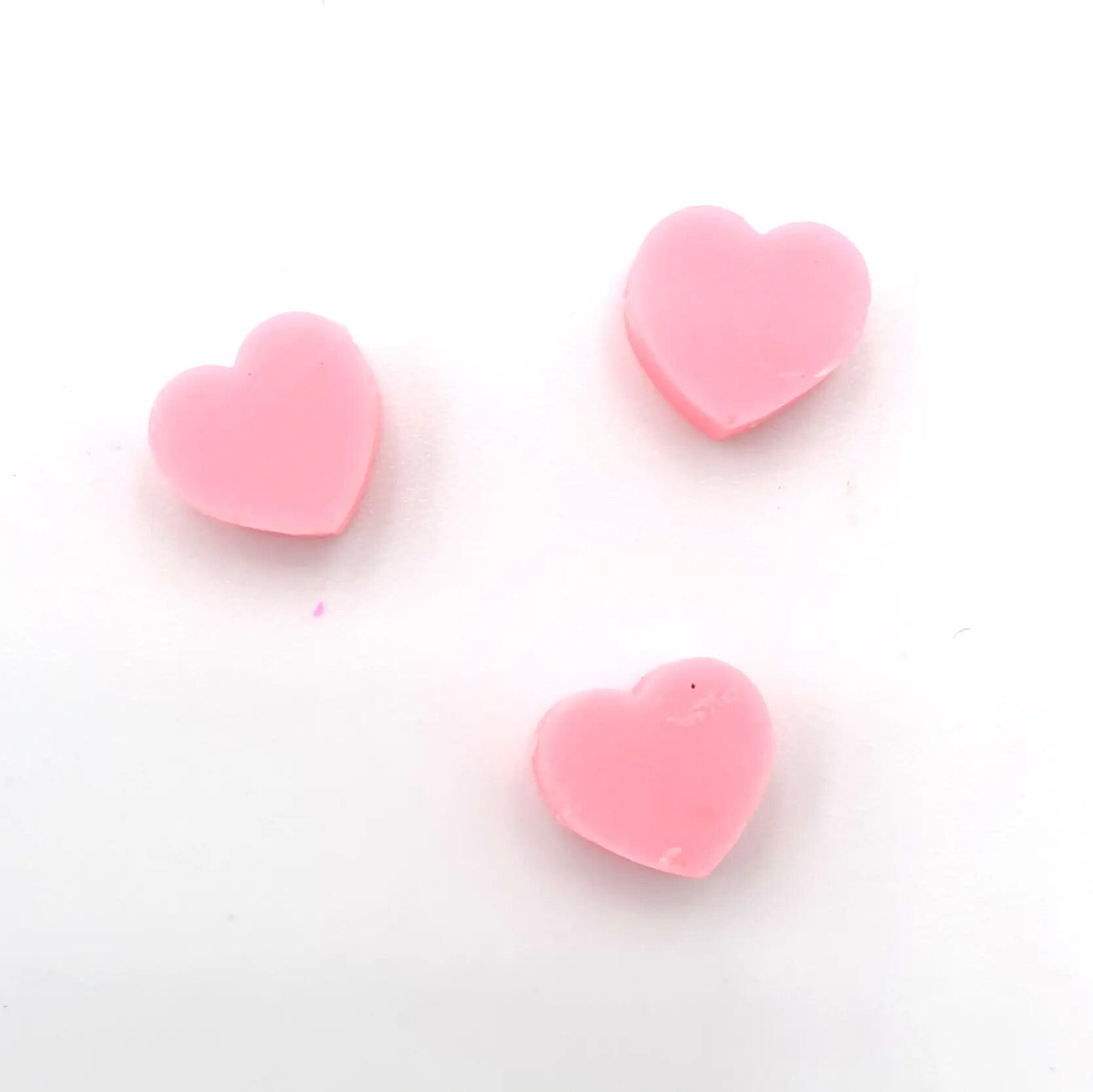 Polymeer kralen licht roze hartjes