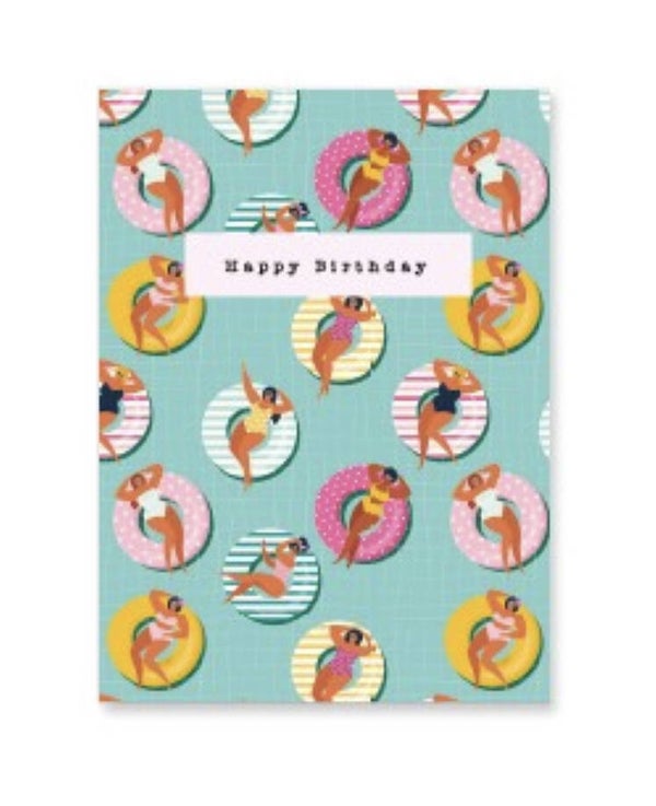 Kaartjes voor sieraden Happy birthday 