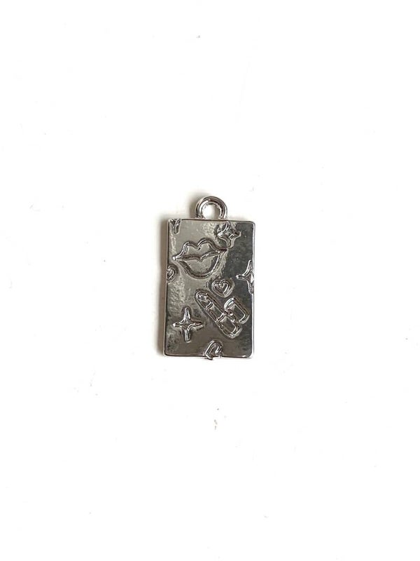Bedel / Tag lips zilver