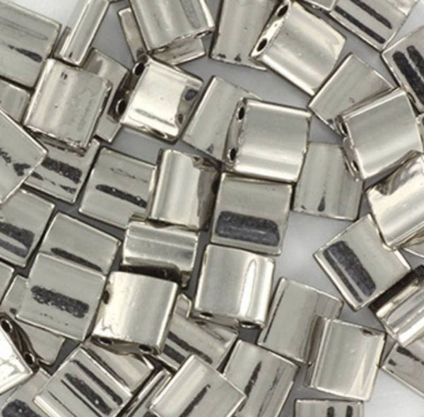Miyuki tila 5x5mm silver plated
