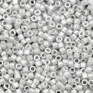 Miyuki Delica’s 11/0 Opaque ceylon light smoke Grey DB-1538