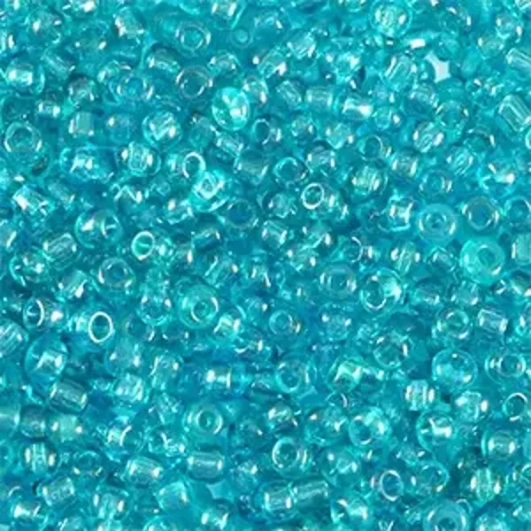 Rocailles Transparant Ocean Blue 2mm