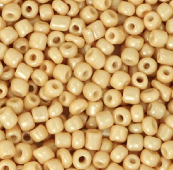 Rocailles 8/0 (3mm) Peachy orange