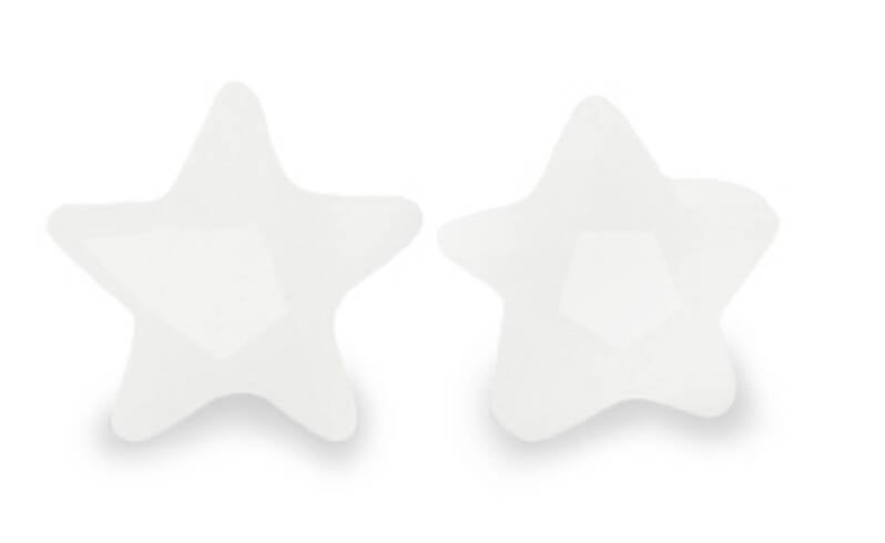 Facet kralen star white