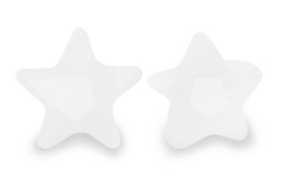 Facet kralen star white