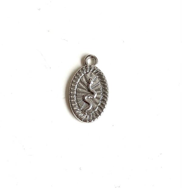 Bedel metaal snake zilver
