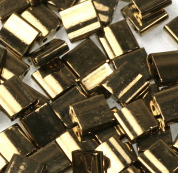Miyuki tila 5x5mm Metallic dark bronze