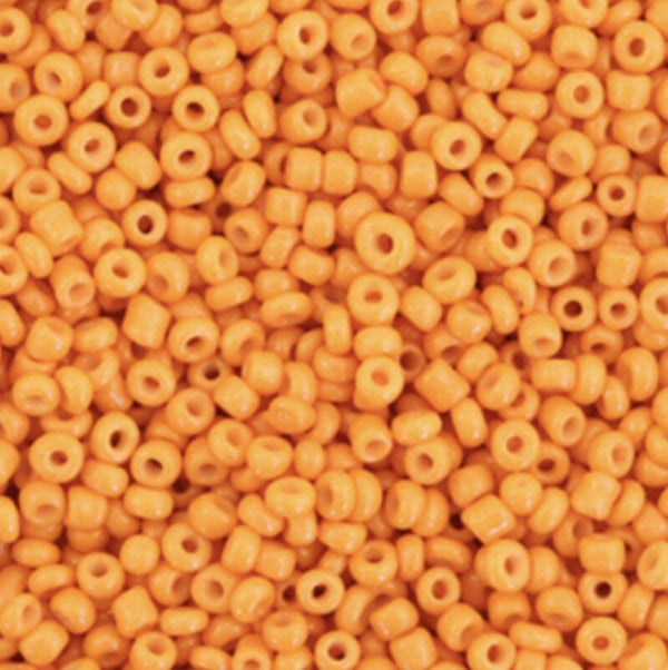 Rocailles 2mm Amber Orange