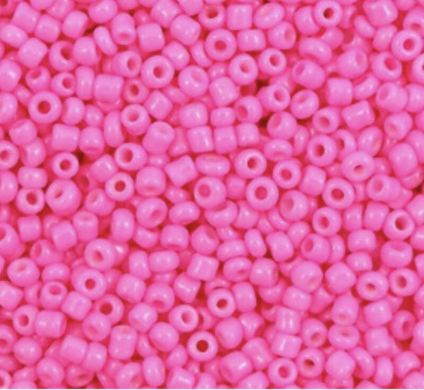 Rocailles 12/0 2mm Magenta pink
