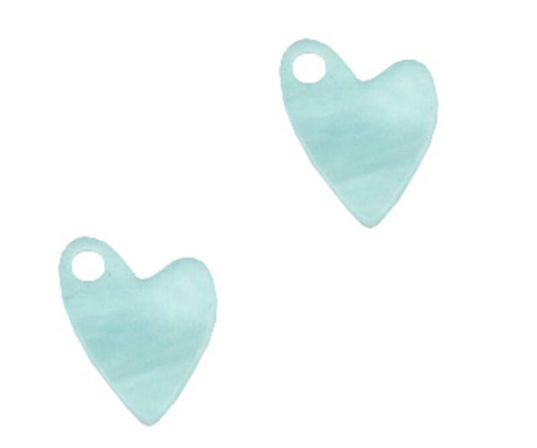 Plexx bedel / hanger heart light blue