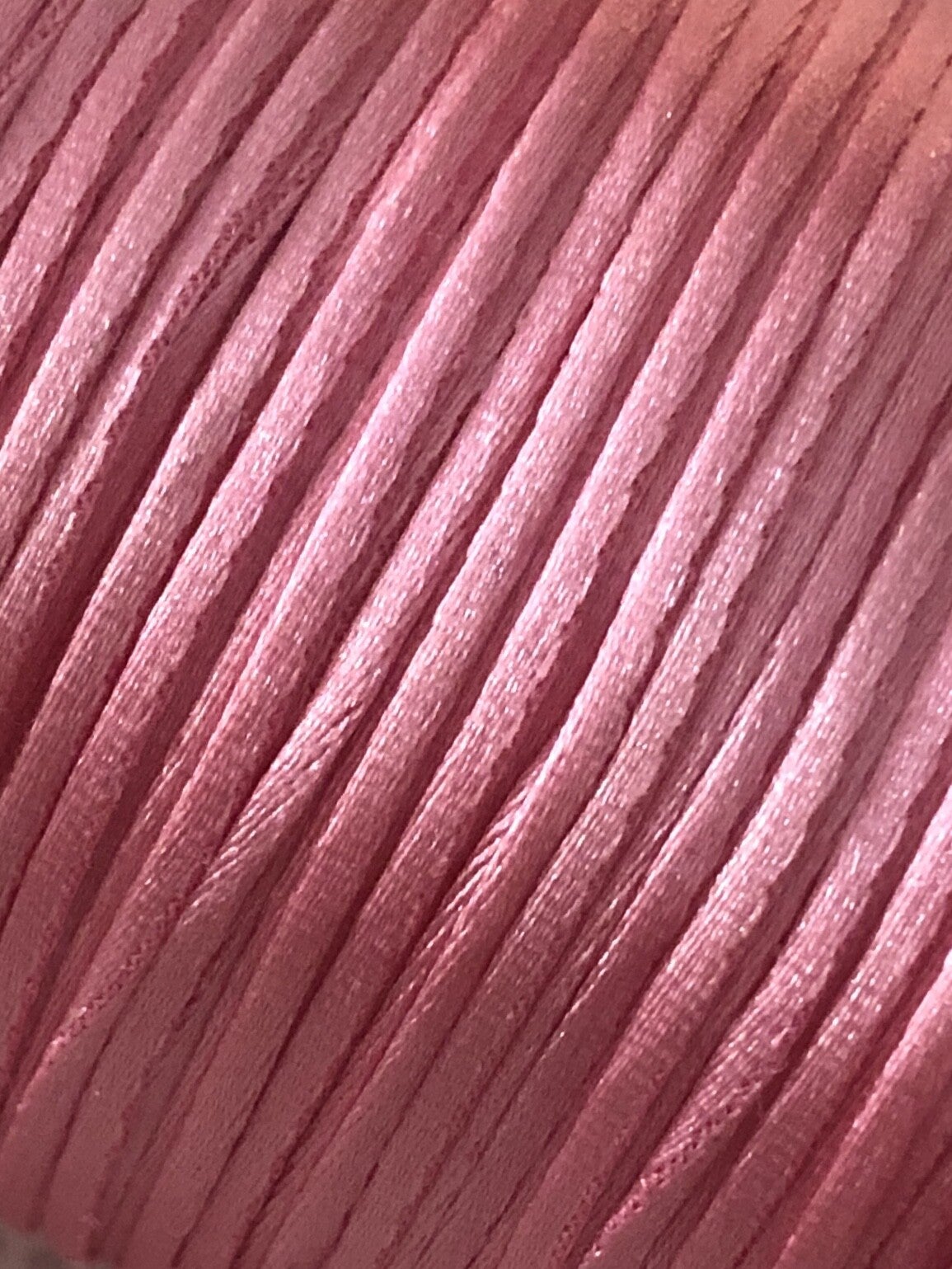 Macramé satijnkoord 1,5 mm vintage pink