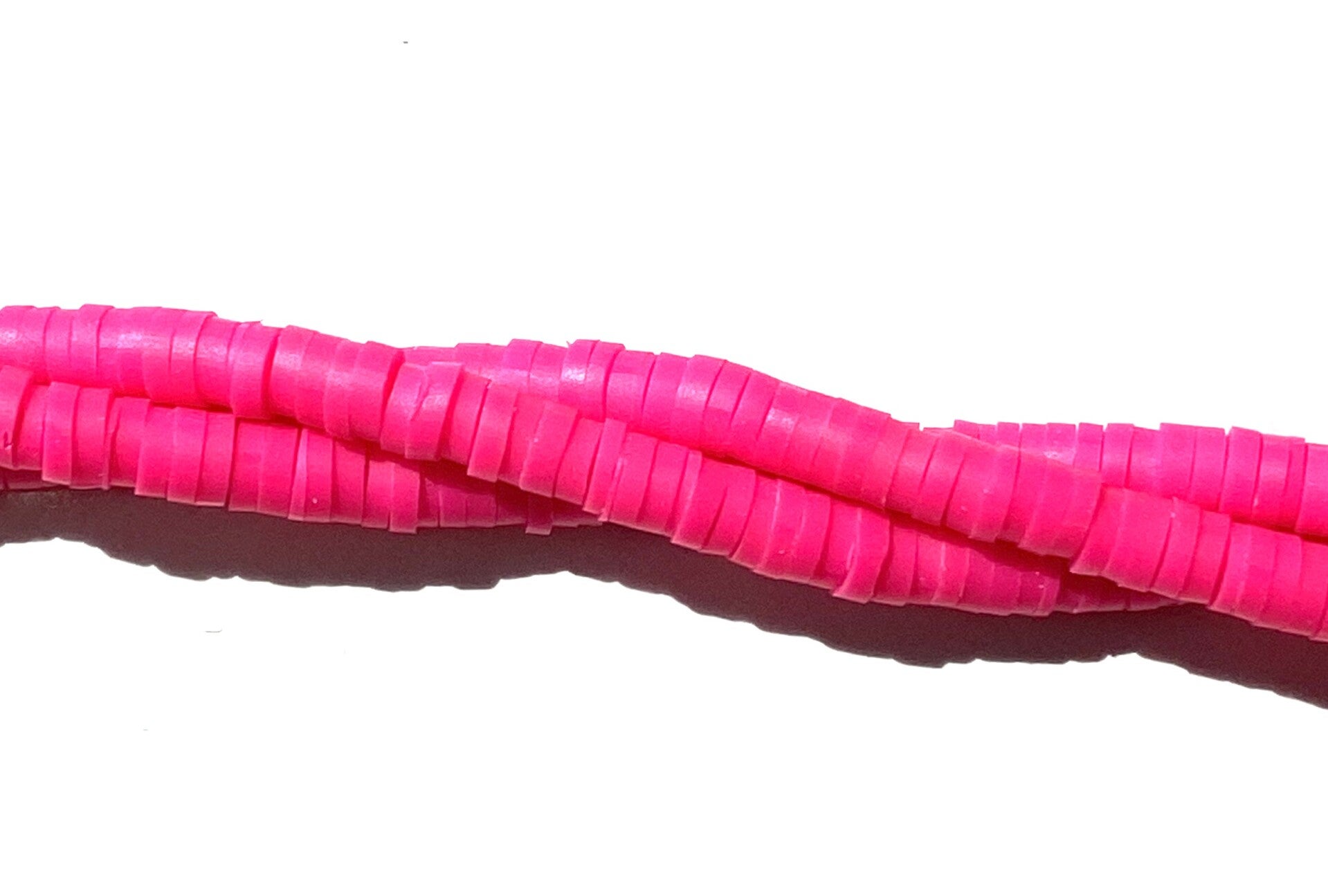 Katsuki kralen 4mm Neon pink