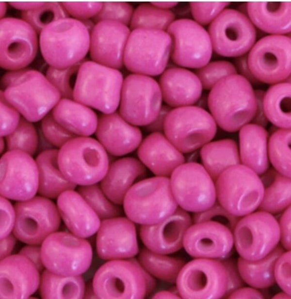 Rocailles 4mm Cerise Pink.