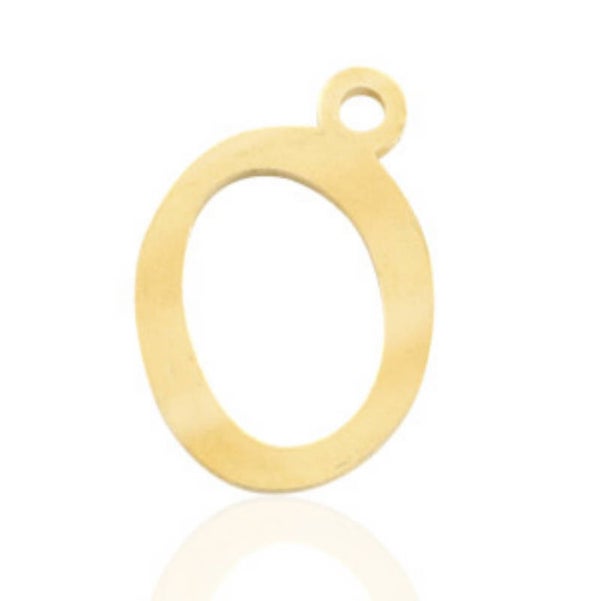 Stainless steel (rvs) initial letter O