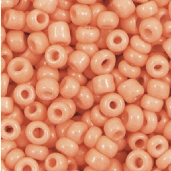 Rocailles 4mm Coral Orange.