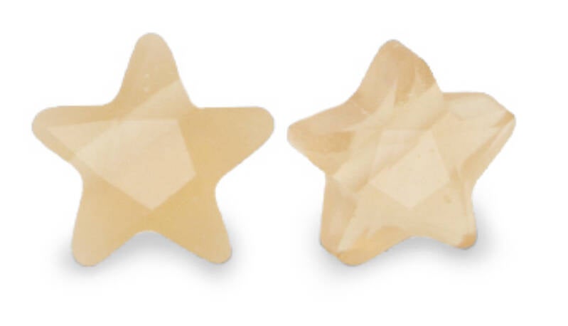 Facet kralen star marigold orange