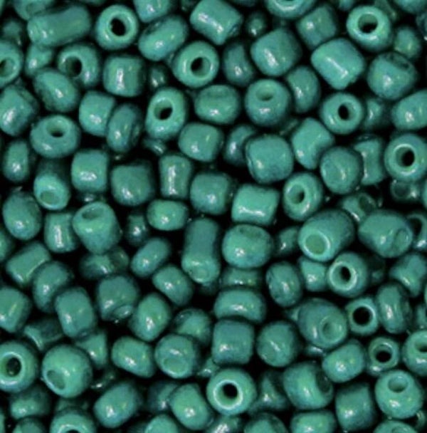 Rocailles 8/0 (3mm) Ultramarine green