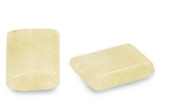 Edelsteen kralen rechthoekig yellow jade