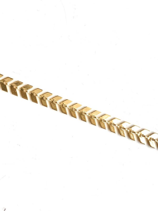 Stainless steel jasseron arrow goud