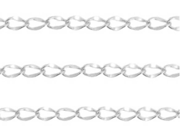 Stainless steel jasseron zilver 