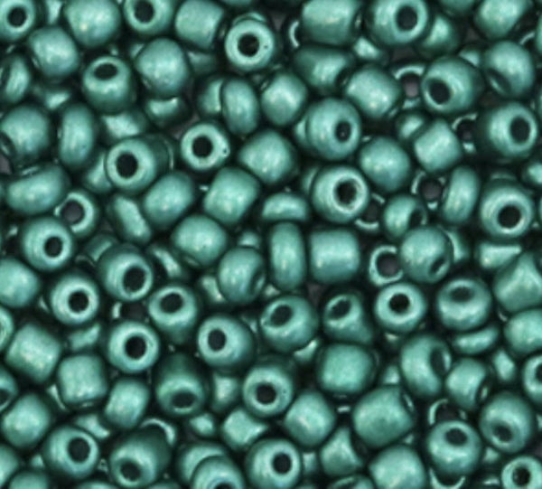 Rocailles 8/0 3mm Hunter green