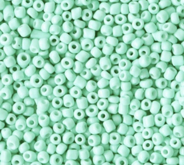 Rocailles 12/0 2mm Spearmint turqoise 