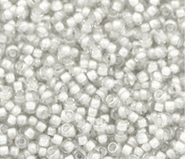 Miyuki rocailles 11/0 2mm fancy lined moonstone