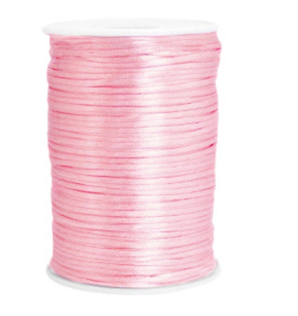 Satijnkoord 2,5mm pink