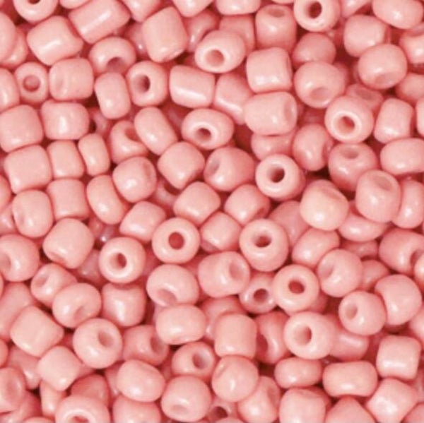 Rocailles 8/0 (3mm) Peach pink