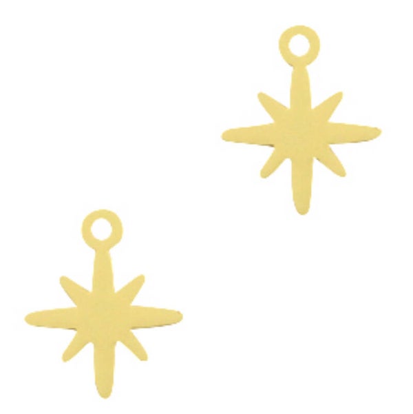 Bohemian hanger star Gold