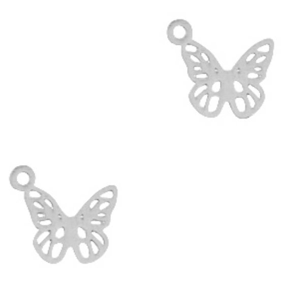 Bohemian bedel vlinder zilver