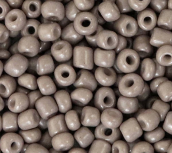 Rocailles 8/0 3mm Fossil grey