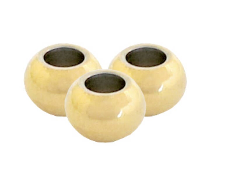 Stainless steel kralen 5mm Goud