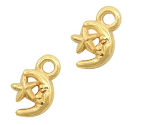 DQ bedel Moon / star goud