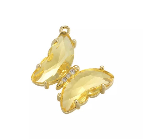 Zirkonia bedel yellow - Gold
