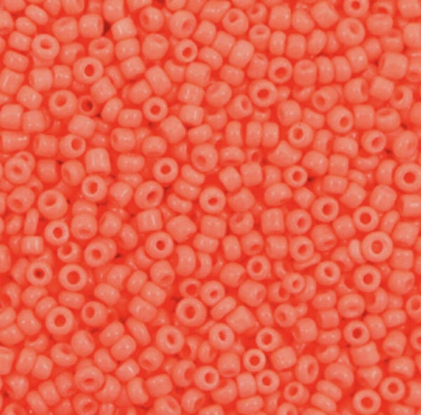 Rocailles 2mm Neon coral Orange