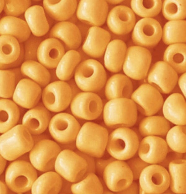 Rocailles 6/0 4mm cadmium yellow